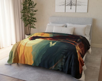 Hungarian Vizsla Fleece Sherpa Blanket
