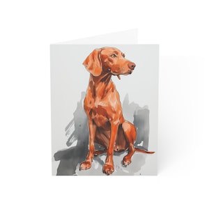 Cartes de voeux hongroises Vizsla Howdy (1, 10, 30 et 50 pièces)