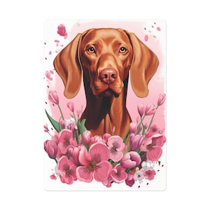 Cartes de poker personnalisées hongroises Vizsla