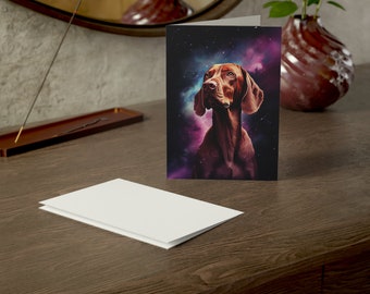 Cartões comemorativos húngaros Vizsla (1, 10, 30 e 50 unidades) Aquarela 1