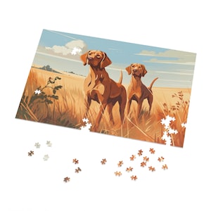 Hungarian Vizsla Jigsaw Puzzle (30, 110, 252, 500,1000-Piece)