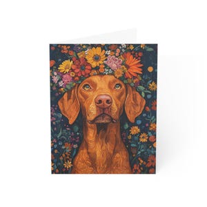 Cartes de voeux hongrois Vizsla (1, 10, 30 et 50 pcs)