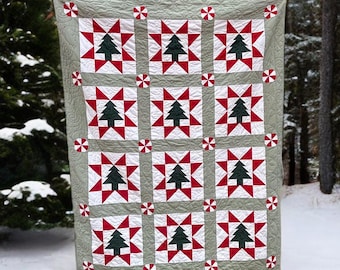 Peppermint Pinyon Quilt Pattern