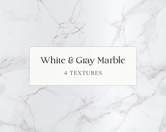 White and Gray Marble Textures, Seamless Pattern, Digital Paper, Commercial Use, Downloadable, Printable, 300dpi,