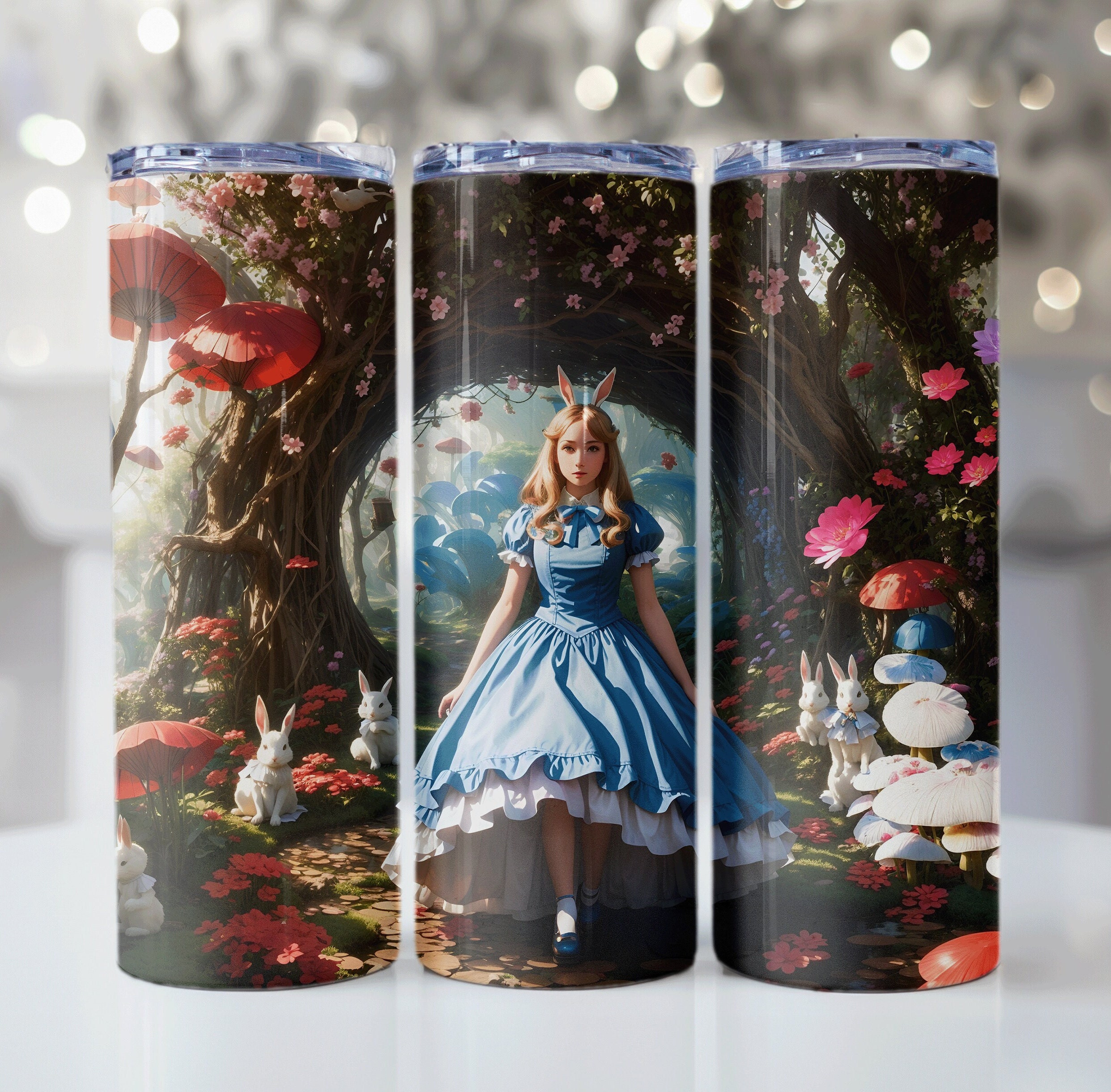 Alice in Wonderland Castle Tumbler – Radiant Sunflower Co.