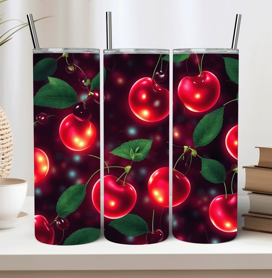 I Cherry ish Dich Kirschen Tumbler Wrap, Cherry Sublimation Designs ...