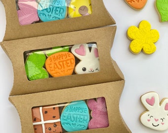 Easter 3 Pack of Cookies - Bunny/Carrot, Chicken/Egg or Hot Cross Buns Pack