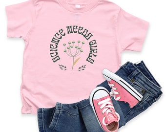 Peuter Wetenschap - STEM Peuter Shirt, Meisjes Wetenschap Shirt, Girl Power Shirt, Empowerment Tee