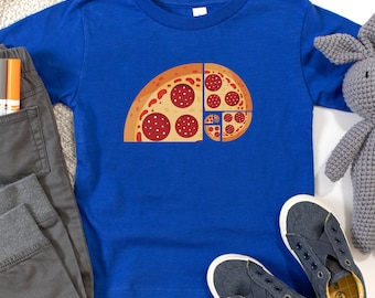 Peuter Math Shirt, Pizza Shirt, Graphic Tee, Funny TShirt, Gulden Snede Math Gift