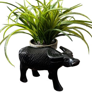 Vintage Hand Carved Water Buffalo