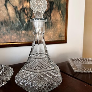 Vintage Whiskey Glass Decanter