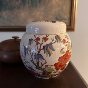 Reserved for JEN Vintage Sadler Floral Ginger Jar