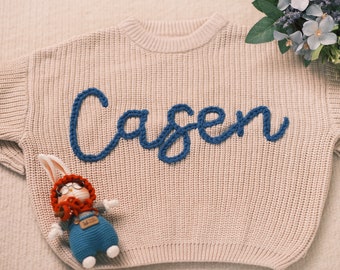 Handmade Unisex Baby Sweater: Cozy Chunky Knit Clothing for Infants and Toddlers