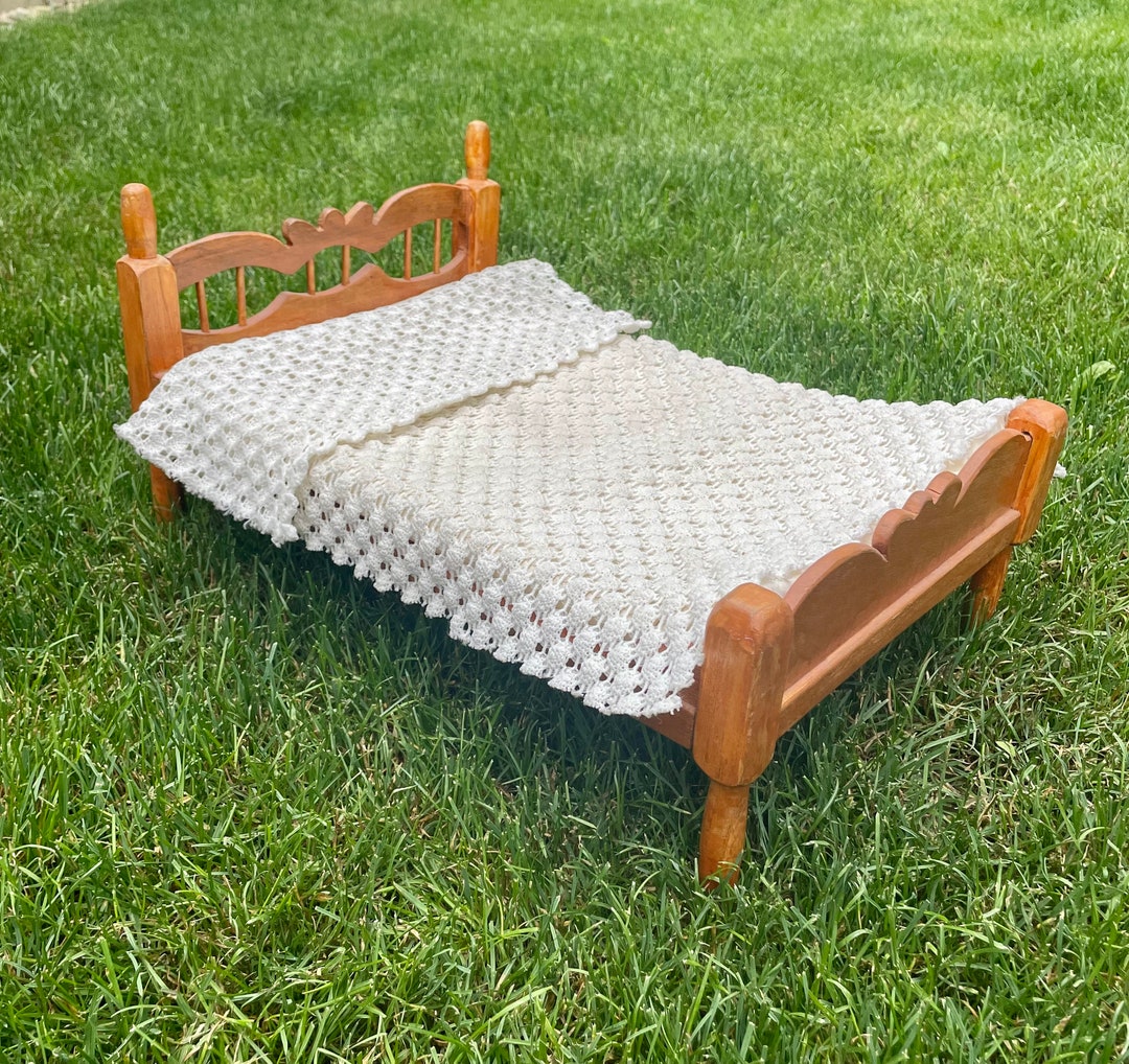 Antique Rope Bed for Dolls Etsy