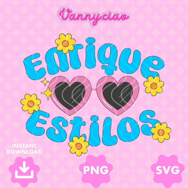 SVG Harry Styles - Enrique Estilos SVG - PNG