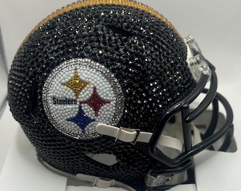 Pittsburgh Steelers bling mini helmet