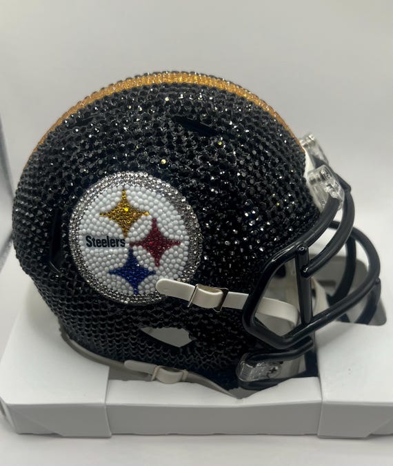 bling football helmets Pittsburgh Steelers bling mini helmet