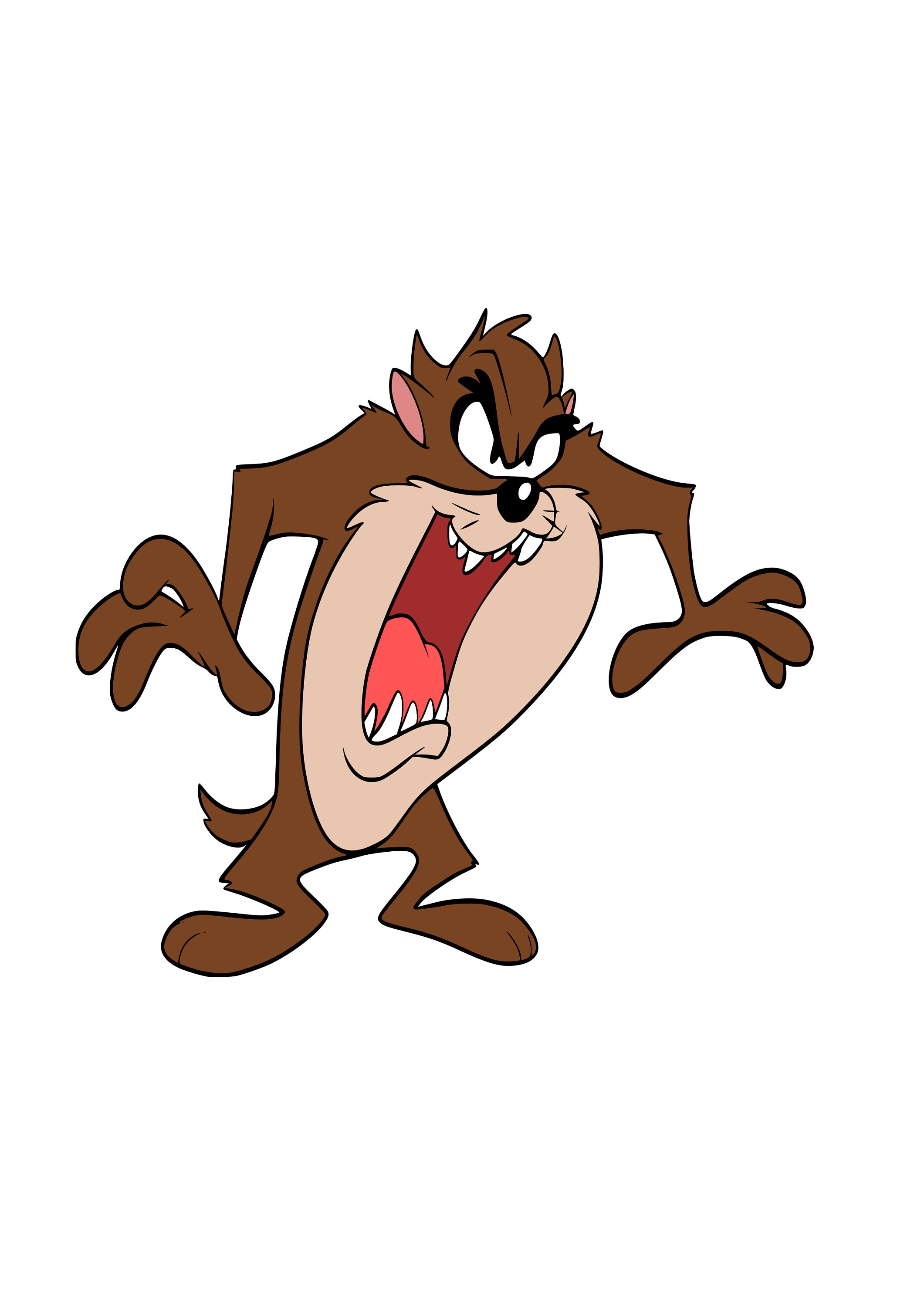 Taz Svg File Svg Cutting File Svg Cut File Svg for Etsy Australia