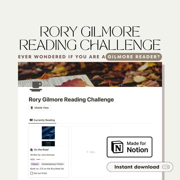 Notion Template Rory Gilmore Etsy Notion Template Rory Gilmore Etsy