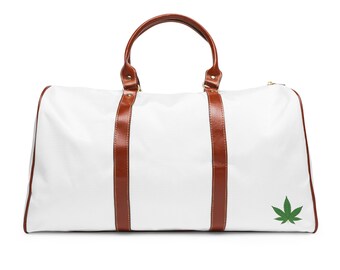 Marijuana Leaf Waterproof Travel Bag