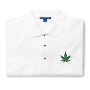 Marijuana Leaf Premium Polo - Trending - Shirt
