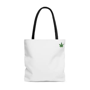 Marijuana Leaf Tote Bag