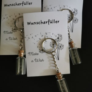 Wunscherfüller - Make a wish - Pusteblumensamen - Löwenzahn im Fläschchen, Mitbringsel