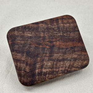 Personalizable Wooden Fly Box Figured Claro Walnut