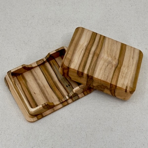 Personalizable Playing Card Box - Ambrosia Maple