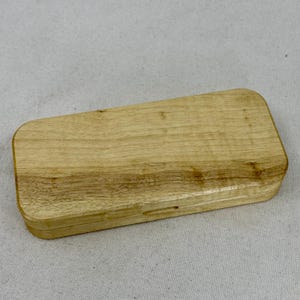 Personalizable Wooden Fly Box Figured Myrtlewood