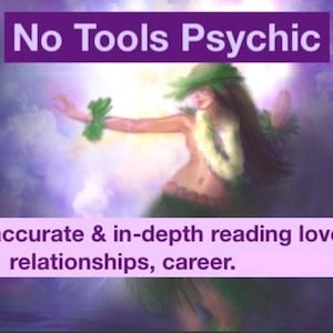 No tools reading by native psychic medium on love, career and life path, accurate and indepth