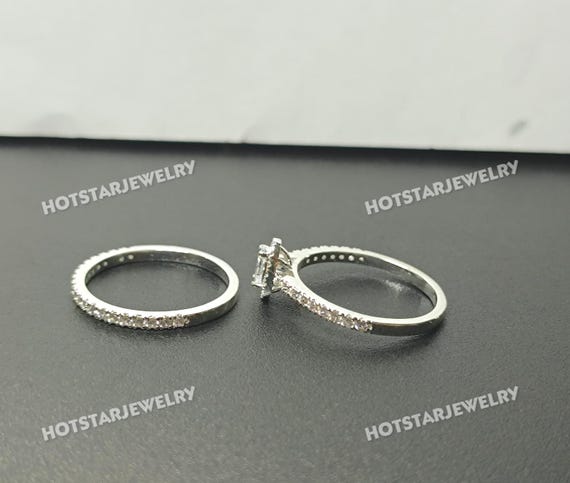 Michooyel S925 1,5 ct Marquise Cut 2in1 verlovingsringen voor vrouwen Trouwringen Ring Bruidsset Sterling zilveren belofte ring voor vrouwen
