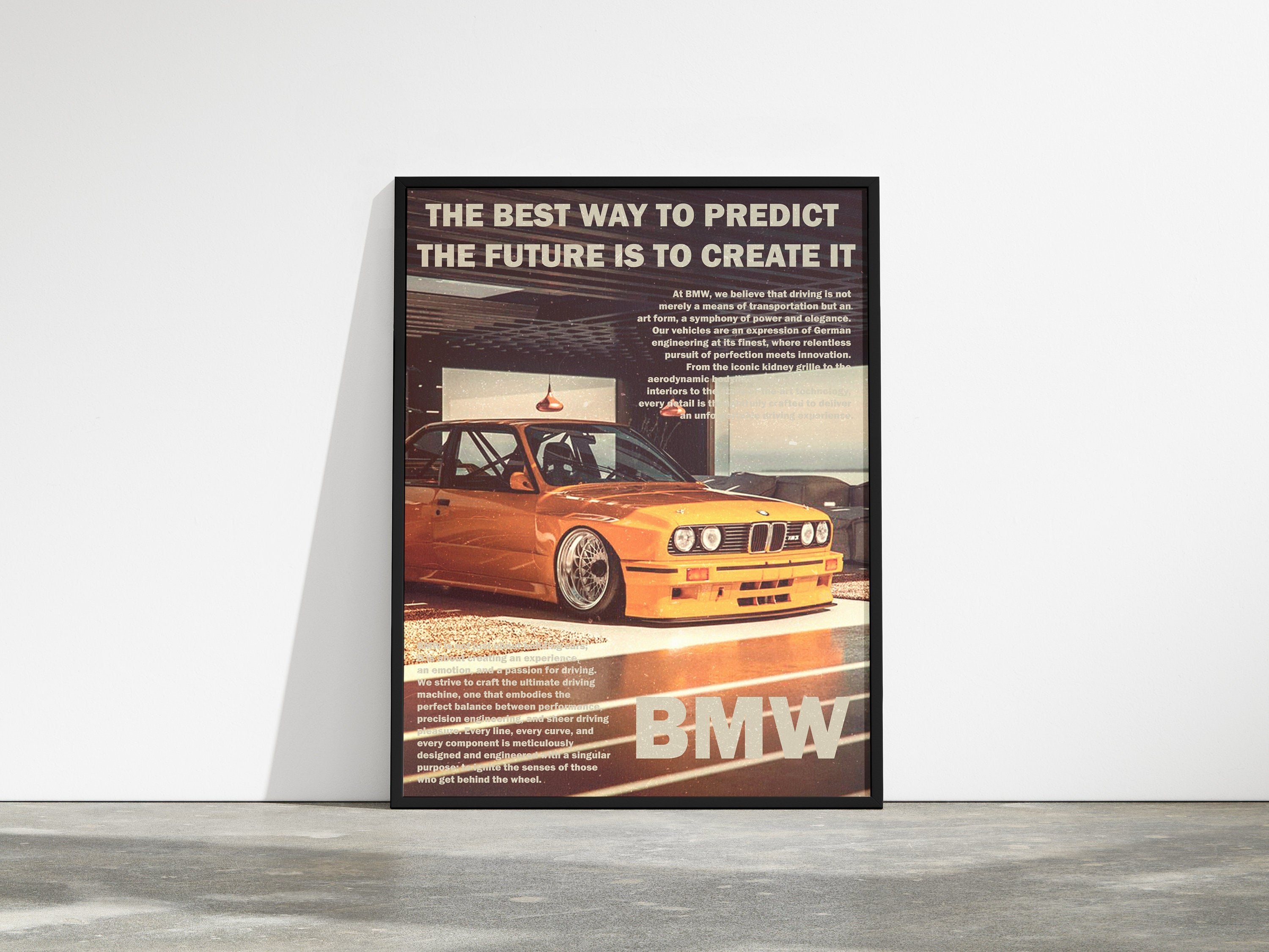 Bmw Advertisement Poster