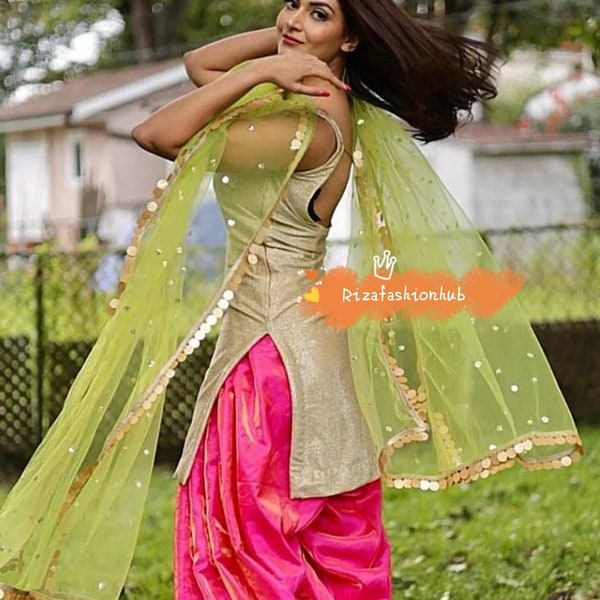 Bollywood Sabyasachi Churidar Patiala Salwar Kameez Punjabi Suit Dupatta Designer dresses Ethnic Custom Stitched Dress For womens