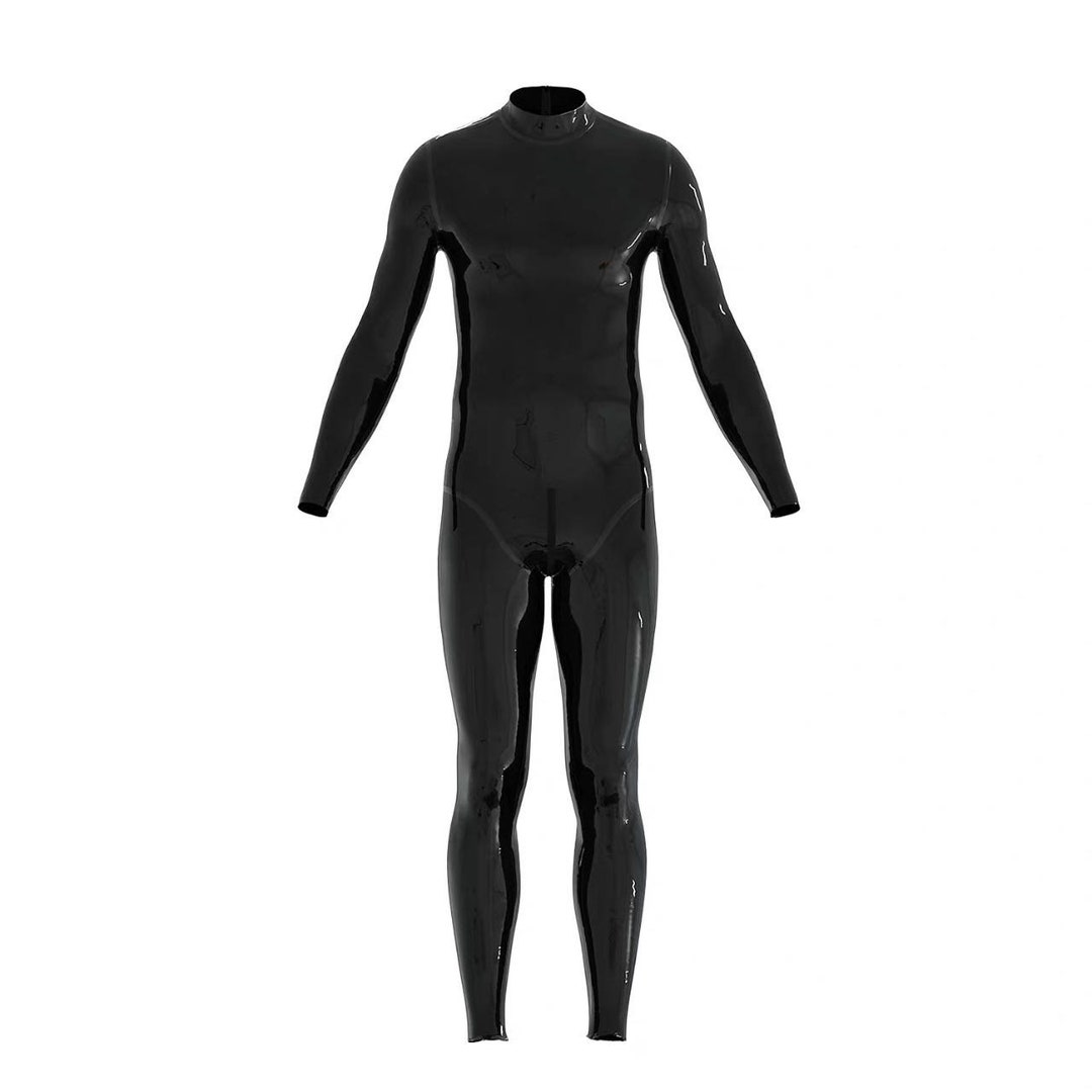 Black Latex Bodysuit Latex Bodysuit for Men Latex Catsuit Etsy