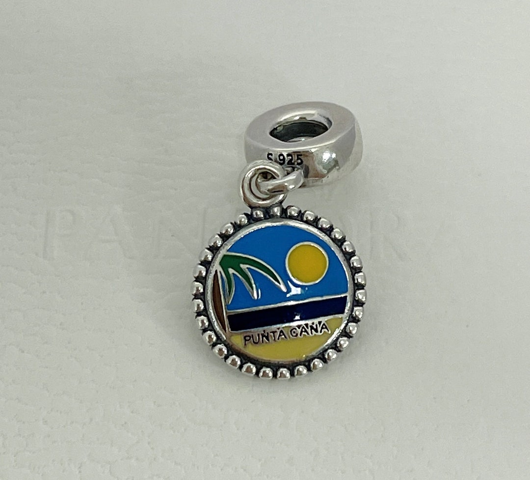 Pandora Punta Cana Dominican Republic Exclusive Dangle Charm Pendant