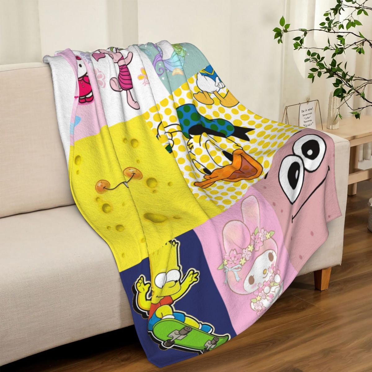 Pink Hello Kitty Blanket Cartoon Throw Blanket Anime Blanket, Kitty