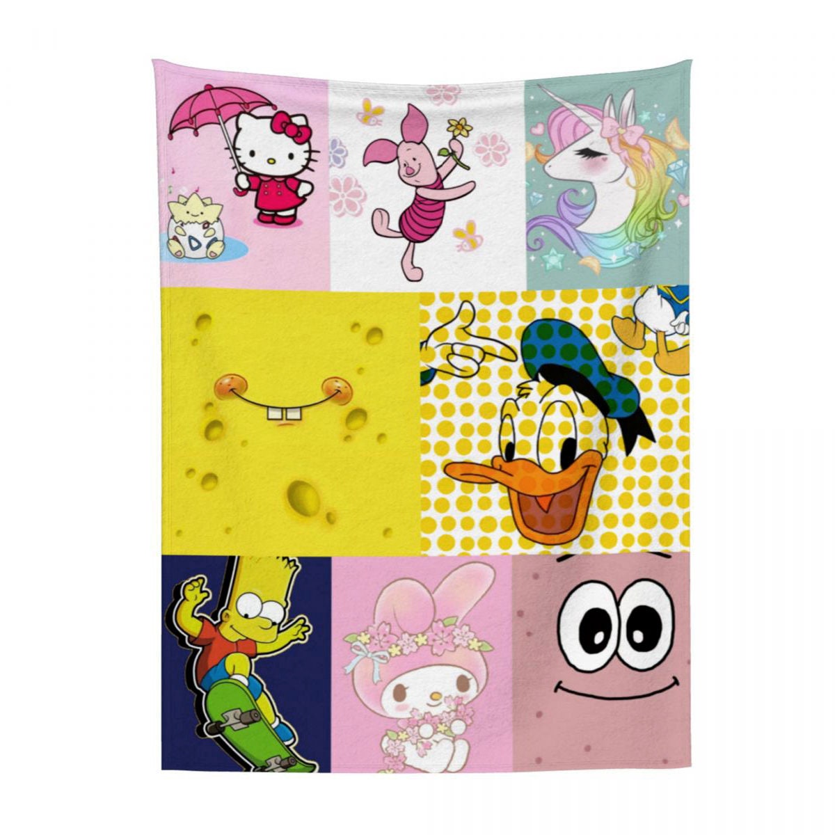 Pink Hello Kitty Blanket Cartoon Throw Blanket Anime Blanket, Kitty