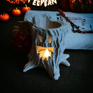 halloween jack-o-lantern | candle holder | halloween | tealight