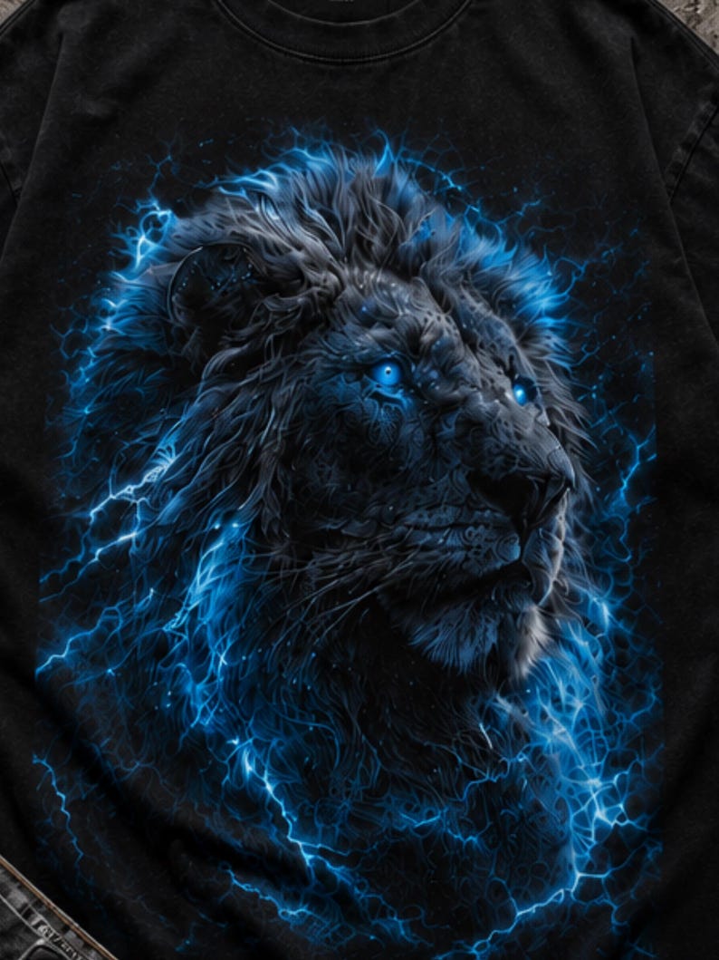 Lion of Judah T-Shirt for Men Women | Jesus Is King Tee | Cotton image 5