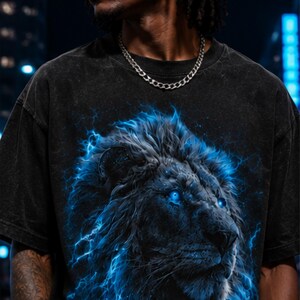 Lion of Judah T-Shirt for Men Women | Jesus Is King Tee | Cotton image 4