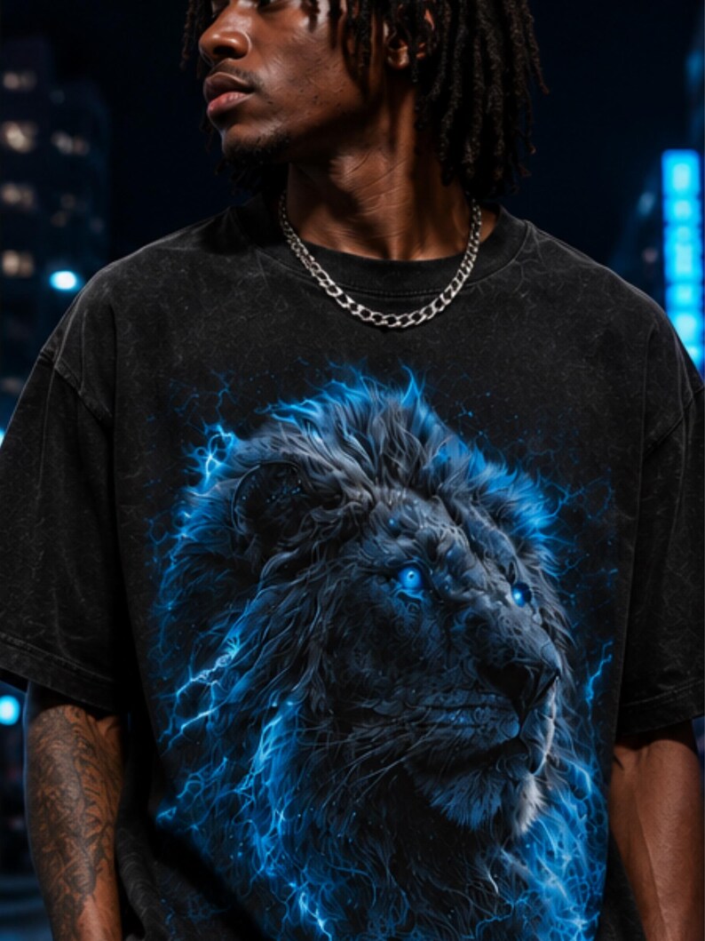 Lion of Judah T-Shirt for Men Women | Jesus Is King Tee | Cotton image 4