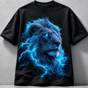 Lion of Judah T-Shirt for Men Women | Jesus Is King Tee | Cotton image 1