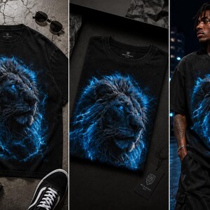 Lion of Judah T-Shirt for Men Women | Jesus Is King Tee | Cotton image 6