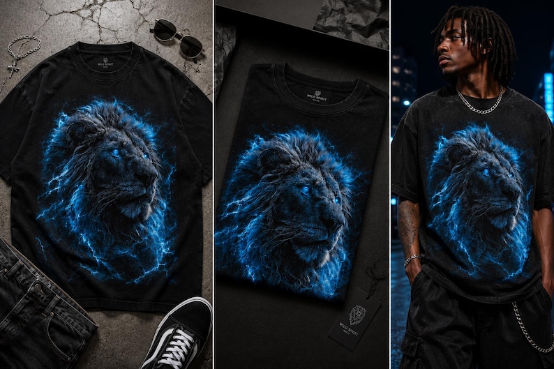 Lion of Judah T-Shirt for Men Women | Jesus Is King Tee | Cotton image 6