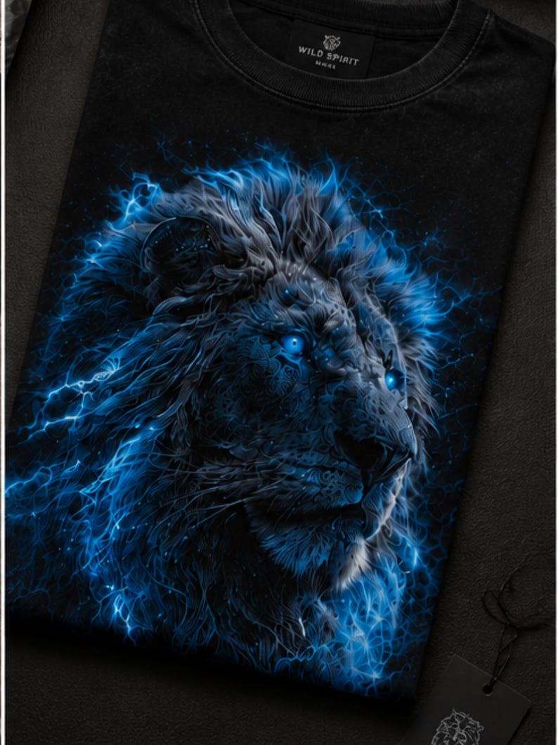 Lion of Judah T-Shirt for Men Women | Jesus Is King Tee | Cotton image 3
