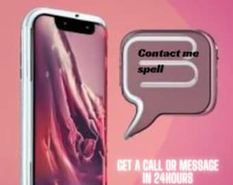 Contact Me Spell, Get a Message in 24 Hours