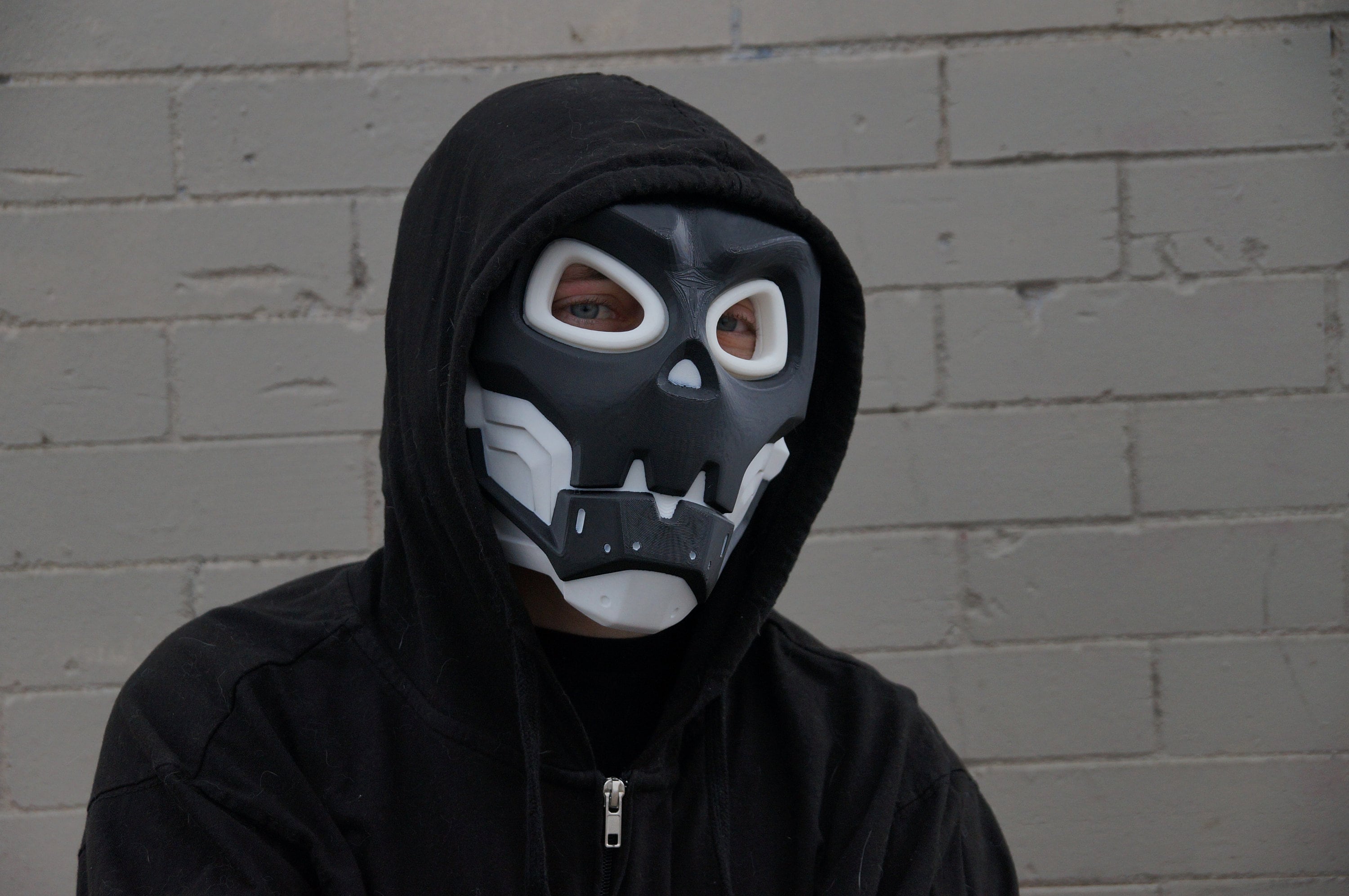Skull Mask- Custom Colors Cyber Punk Mask, Wearable
