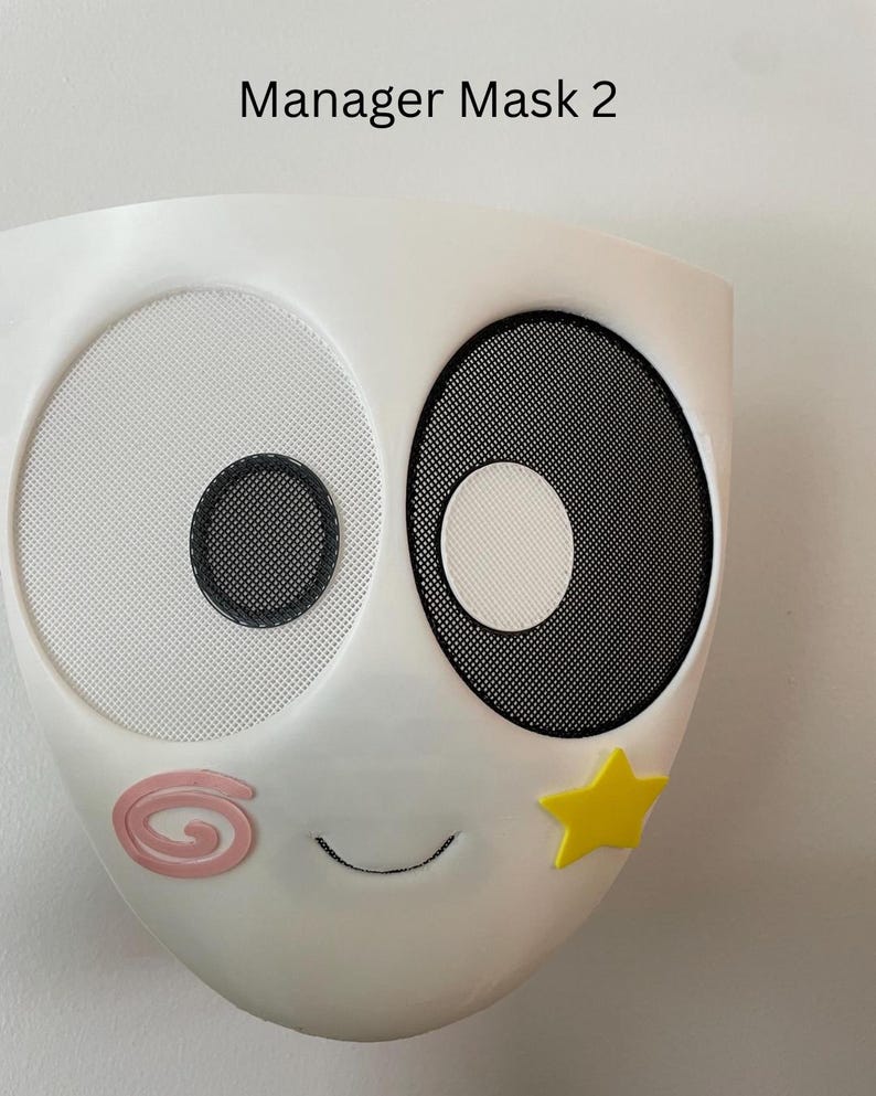 Gangle Mask for Cosplay - 6 Options, Digital Circus Inspired, Cosplay Costume Accessory, Wearable, TADC, Gift for Fans, Halloween, Manager image 5
