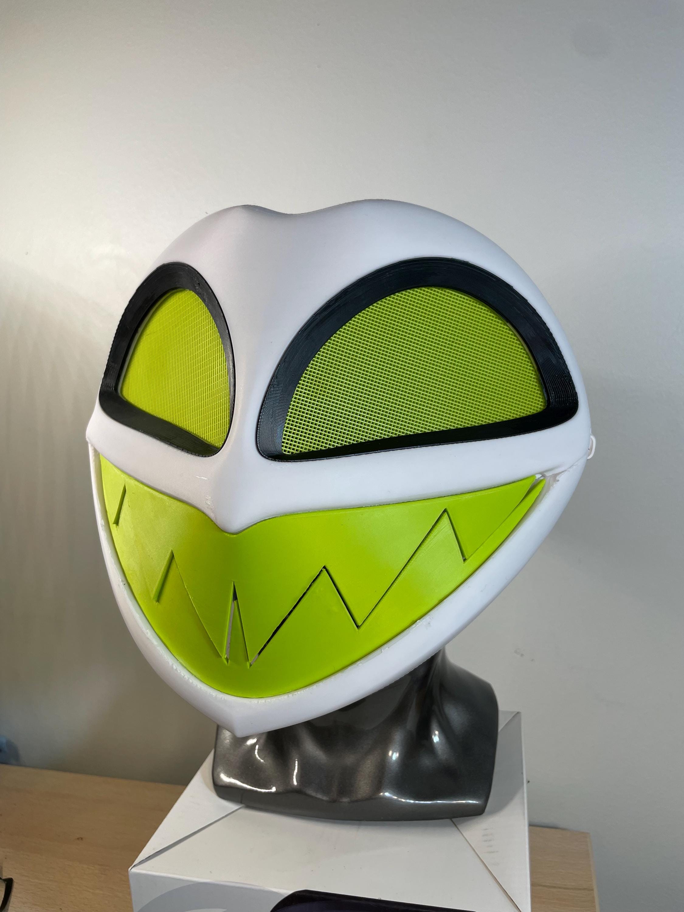 Monamon Mask Mammon Cosplay Mask- Finished Product, Full Sized, Moving Jaw, Helluva ...